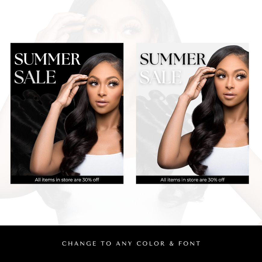 Black Customizable Insta Templates