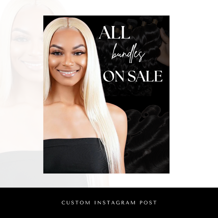 Black Customizable Insta Templates
