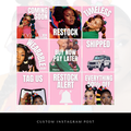Pink Customizable Insta Templates