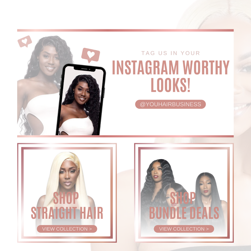 Rosegold Premade Banners