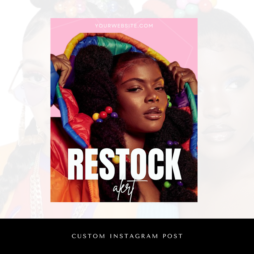 Pink Customizable Insta Templates