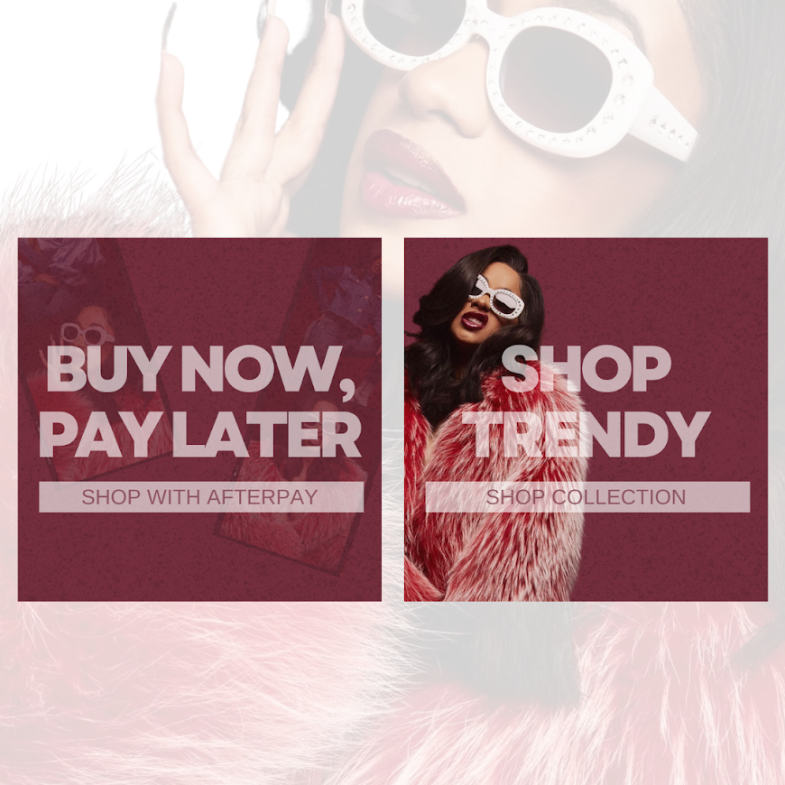 Burgundy/Pink Premade Banners