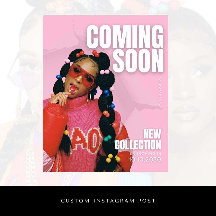 Pink Customizable Insta Templates